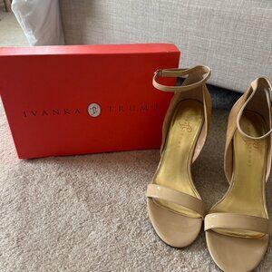 Ivanka Trump Beige Heels, Good Condition, Size 10
